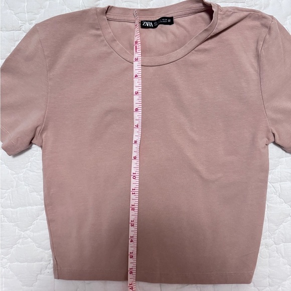 Zara Cream Crop Top in Size Small - Picture 4 of 5